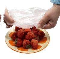 Housses de bol réutilisables Couvercles de sacs frais pour fruits/Sac élastique pour aliments/Ensemble de housses pour aliments Rangement de cuisine Plastique Toutes saisons