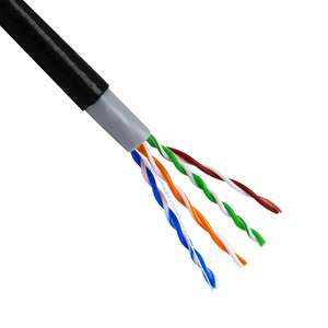हाई-स्पीड 24awg 4p ब्लैक sftp cat5 ccat6a एक यूलिप केबल इनडोर और आउटडोर नेटवर्क संचार केबल cat6a केबल - Product Image 6