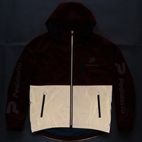 Veste imperméable pour livreur de nourriture personnalisée, imperméable avec doublure en maille, capuche amovible, logo réfléchissant
