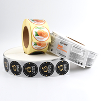 Autocollants personnalisés en vinyle découpés sur mesure pour compléments alimentaires, impression UV, étiquettes de fruits personnalisées, impression gaufrée améliorée