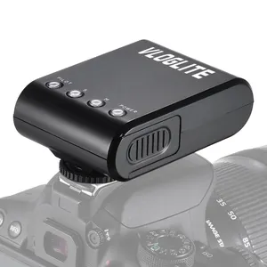 Luz de flash esclavo digital, estándar de contacto único automático para cámara DSLR, 1 par, 2 uds.