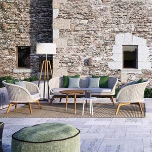 Ensemble canapé et fauteuil en rotin, meubles d'extérieur, <span class=keywords><strong>jardin</strong></span>, patio, meubles d'extérieur - Product Image 5