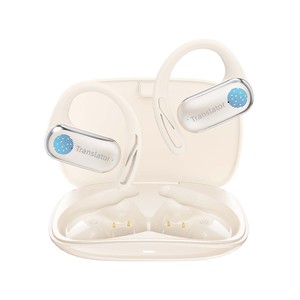 Auriculares duraderos para traductor F56 AI Traducción 4G en tiempo real Android Interpretación en línea Auriculares recargables de 500mAh - Product Image 1