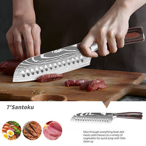 Ioko đầu bếp slicing Sushi bít tết Santoku dao 4cr13 lưỡi thép không gỉ pakkawood Nhật Bản phong cách nhà Bếp <span class=keywords><strong>Knife</strong></span> Set - Product Image 3
