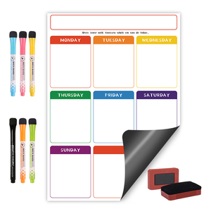 <span class=keywords><strong>Pizarra</strong></span> Magnética Semanal, Planificador <span class=keywords><strong>Mensual</strong></span>, Tablero de <span class=keywords><strong>Calendario</strong></span> para Notas, Pegatinas de Nevera, Borrable, Borrado en Seco, <span class=keywords><strong>Pizarra</strong></span> para Pared - Product Image 3