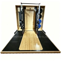 Sistema de Almacenamiento de Fitness Plegable para Gimnasio en Casa, Montado en la Pared, Estilo Crossfit, con Barra de Dominadas y Soporte para Pesas
