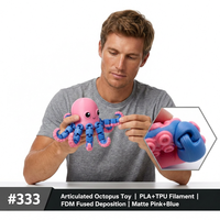 Fabricant de prototypes flexibles ISO 9001, prototypage rapide, impression 3D FDM PLA+TPU, faible MOQ