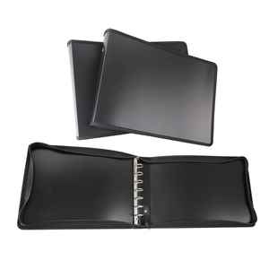Business 7 Ring Checkbook Binder Business Check 7 Ring Checkbook Binder With Zipper PP Portfolio Check Capacity Checkbook Holder Built In Storage Organizer