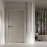 Porte laquée contemporaine, design contemporain, porte intérieure peinte avec couleur et dimensions personnalisées