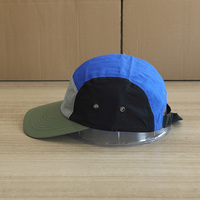 Casquette 5 panneaux personnalisée légère, respirante, imperméable en nylon, séchage rapide, avec logo réfléchissant, pour le sport, la course à pied, le camping, unisexe