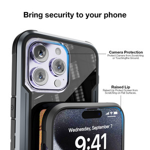 Nouveau-tech NFC fonction coque de téléphone pour <span class=keywords><strong>Iphone</strong></span> 16 15 14 <span class=keywords><strong>Pro</strong></span> Max étuis de bricolage E encre écran couverture de téléphone dessin animé fille Fundas batterie gratuite - Product Image 2