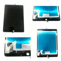Untuk iPad Air 2 A1566 A1567 LCD Touch Screen Digitizer Assembly Pengganti Hitam/Putih