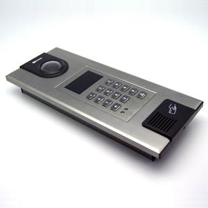 Домофонная панель для зданий с емкостным сенсорным экраном, водонепроницаемая и устойчивая к взлому, корпус из литого алюминия, OEM - Product Image 1