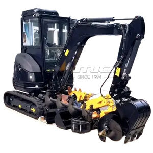 LIVRAISON GRATUITE Petite mini-excavatrice, mini-pelleuse 2 tonnes avec accessoires, excavatrice mini, mini-pelleuse, machine d'excavation - Product Image 6