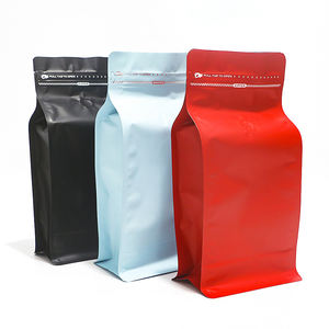 ถุงบรรจุภัณฑ์สำหรับกาแฟ Bolsa de Cafe มีวาล์วกระดาษคราฟท์มีซิปล็อคด้านล่างถุงใส่เมล็ดกาแฟขนาด100กรัม500กรัมพิมพ์โลโก้ตามสั่ง - Product Image 3