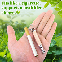 Thé arrêter de fumer des sachets d'herbes sans tabac inodore non à base de plantes bon relax pêche grosse pomme cigarettes à base de plantes 2 paquets avec fumée