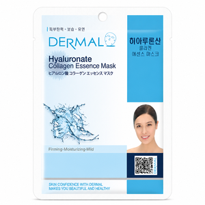 Masque en tissu hydratant et raffermissant pour le visage à l'acide hyaluronique et au collagène 23g - Product Image 1