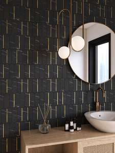 Cao Cấp Nhôm Nhựa Composite Mosaic Panel Tự Dính Dài <span class=keywords><strong>Hexagon</strong></span> Peel Và Stick Mosaic Tường Gạch - Product Image 4