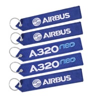 Porte-clés tissé en tissu personnalisé avec broderie, style Jet Tag, avec votre propre logo, porte-clés brodés tendance