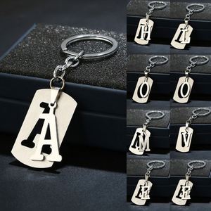 NOUVEAU Porte-clés DIY Lettres A-Z pour Hommes, Porte-clés en Métal pour Femmes, Anneau de Clé de Voiture, Porte-clés Simple avec Nom, Cadeau de Fête, Bijou - Product Image 6
