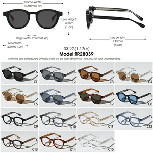 Custom Sunglasses Uv400 Logo Tr90 Women Sun <strong>Glasses</strong> Luxury 2026 Trendy Shades Sunglasses Round <strong>Glasses</strong> For Men - Product Image 4