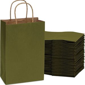 Gift Small Kraft Shopping <b>Bags</b> with Handles <b>Craft</b> Paper Tote <b>Bags</b> Boutique Retail Wedding Guests Grocery Birthday Paper <b>Bag</b> - Product Image 1