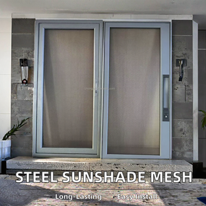 Pare-soleil et moustiquaire modernes <span class=keywords><strong>en</strong></span> acier inoxydable pour <span class=keywords><strong>porte</strong></span> et fenêtre Filet de protection contre les moustiques <span class=keywords><strong>en</strong></span> maille d'entrepôt - Product Image 2