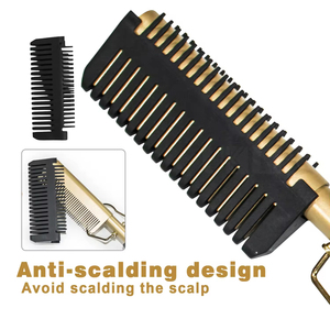 <span class=keywords><strong>Plancha</strong></span> de Pelo Portátil <span class=keywords><strong>Profesional</strong></span> WAIKIL C-16 de Gran Venta para Salón con Peine Caliente Eléctrico y Pantalla Digital - Product Image 3