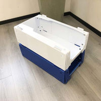 Recycelbare Faltbare Stapelbare Kunststoff-Wellpappe Lagerboxen für Socken und Kleidung