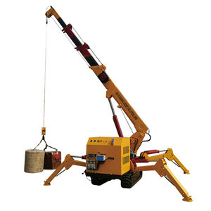 Мини-электрический телескопический кран RST L-259, мини-кран-паук, гусеничный подъемник с вылетной стрелой, 3-тонный кран-паук с сертификатом CE - Product Image 2