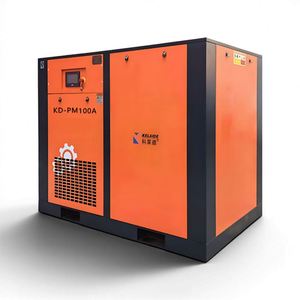 Dual Variable Frequency Drive 90KW 120HP PM Variable Frequency Screw Air <b>Compressor</b> for Electronic <b>Industry</b> - Product Image 5
