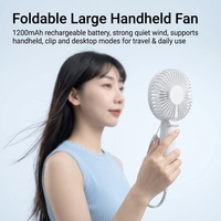Ventilateurs portatifs personnalisés en plastique, petits ventilateurs électriques personnalisés, pliables, portables, rechargeables, mini ventilateurs portatifs