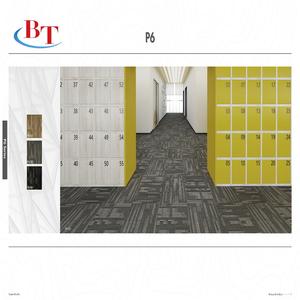 Tuiles <span class=keywords><strong>de</strong></span> moquette modulaires en nylon 100% PP <span class=keywords><strong>de</strong></span> haute qualité Technique <span class=keywords><strong>de</strong></span> pile coupée pour l'utilisation <span class=keywords><strong>de</strong></span> bureau à domicile OEM Commercial 50x50 carreaux <span class=keywords><strong>prix</strong></span> bon marché - Product Image 4