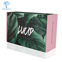 Boîtes personnalisées avec Logo plante verte emballage, grande boîte personnalisée emballage
