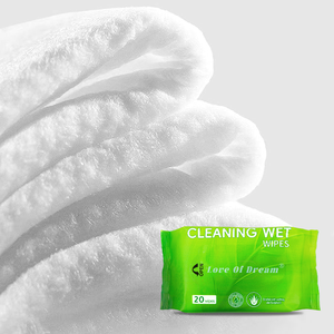 20 lingettes humides à l'<span class=keywords><strong>aloe</strong></span> vera, non parfumées, hypoallergéniques, douces pour le visage et les mains, mini-pack - Product Image 5