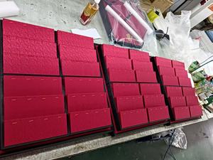 Luxury velvet necklace <b>jewelry</b> display portrait neck stand props Custom Material wooden display Design <b>Jewelry</b> Display Stand - Product Image 4