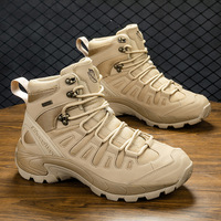 Bottes d'escalade respirantes imperméables tactiques TJ-OUTDOORS pour la formation de bottes de randonnée durables