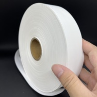 Ruban en taffetas de nylon de qualité supérieure, couleur unie, impression par transfert thermique, rouleau pour imprimante d'étiquettes de codes-barres