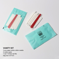 Kit d'accessoires hôteliers portables : Savon, brosse à dents et dentifrice jetables en plastique, kit de rasoir