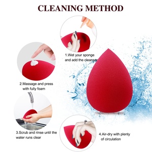 <span class=keywords><strong>Éponge</strong></span> <span class=keywords><strong>de</strong></span> maquillage MAYFAIRY en microfibre lavable sans latex, forme goutte d'eau, pour <span class=keywords><strong>fond</strong></span> <span class=keywords><strong>de</strong></span> <span class=keywords><strong>teint</strong></span> liquide, noire, cosmétique - Product Image 4