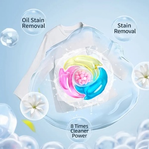 Cápsulas de detergente orgánico de Disolución más rápida a base de plantas, 4 en 1, 20G, respetuosas con el medio ambiente, potenciador con enzima - Product Image 4