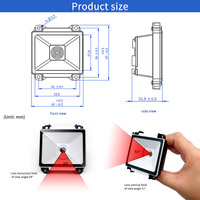 Moteur de scanner de codes-barres intégré EMT8021D 1D 2D USB, module de scanner de codes QR en stock