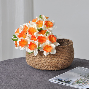 Rifornimento della fabbrica a buon mercato PU narciso fiori fascio di narciso artificiale vero tocco narciso per la vendita - Product Image 6