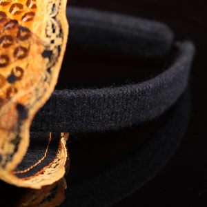 <span class=keywords><strong>Mini</strong></span> bandeau de sorcière pour Halloween, orange et noir, accessoires de costume pour fête - Product Image 3
