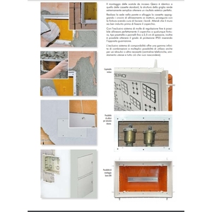 Qzero 312x200 Marlanvil 990.1618 a filo scatola di giunzione a parete con raccordi per condotti di coperchio - Product Image 4
