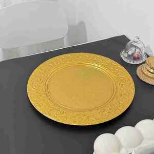 Acheter Bas Prix 13 Pouces Rose Or Mariage En Plastique Assiettes De Charge Partie Assiettes De Chargeur De Nuages Bordés En Plastique Chargeurs Assiettes - Product Image 6