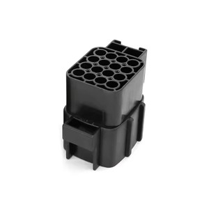 Conector impermeable automotriz 368050-1, Conector de extremo de arnés de cableado con carcasa de plástico, macho de 16 pines - Product Image 4