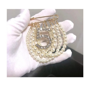 Tùy chỉnh pha lê Rhinestone Trâm <span class=keywords><strong>pin</strong></span> phong cách mới 5 khăn lụa trâm cài dễ thương sang trọng đám cưới đính hôn Quà Tặng bên - Product Image 6