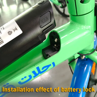 Solución de Seguridad de Micromovilidad Personalizada ODM, Cerraduras para Compartimentos de Baterías de Bicicletas Eléctricas con Cable IoT, Cerradura de Batería de Bicicleta Eléctrica sin Llave