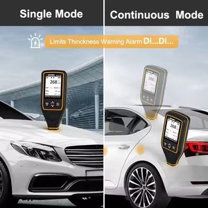 Chất lượng rực rỡ tự động sơn đo độ dày sơn Tester Tự động kiểm tra công cụ lớp phủ nhanh chóng Tester - Product Image 3